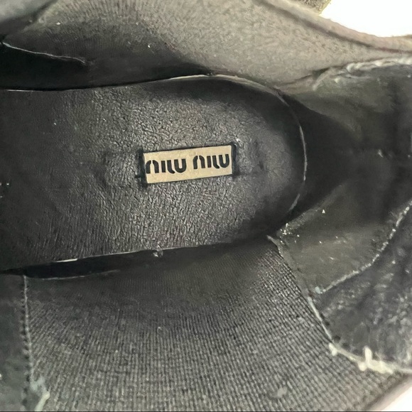 Miu Miu Embellished Chelsea Boots Size 8 - Picture 10 of 10